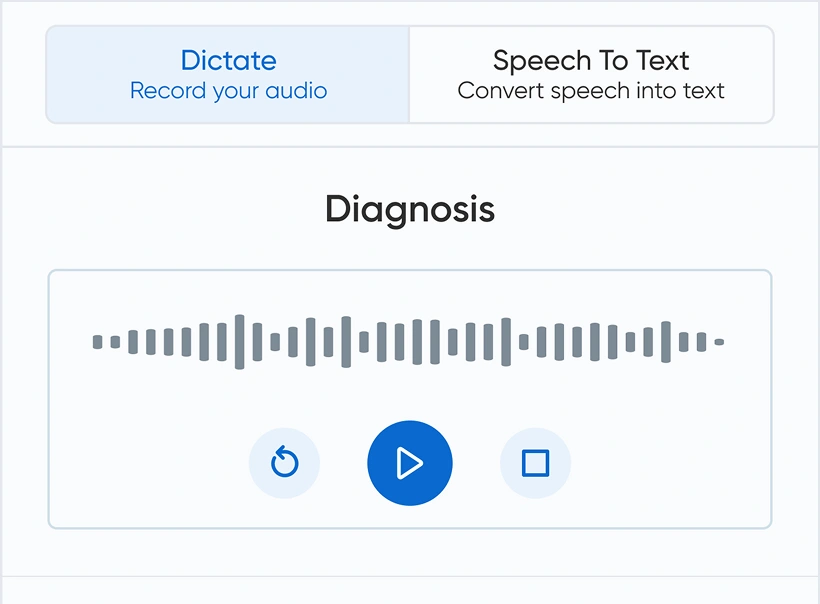 Dental Charting & Dictation